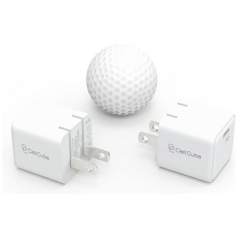 FUNMAXJAPAN Cell Cube　折り畳み式プラグAC充電器　30W/PD　【極小】CC-AC06 Cell Cube　（セルキューブ） ホワイト CC-AC06 [1ポート /USB Power Delivery対応]