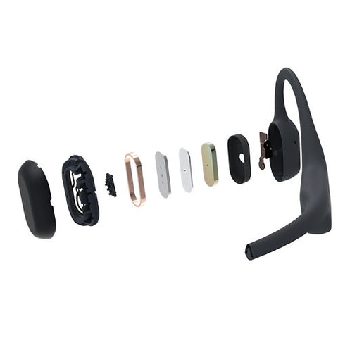 SHOKZ Bone conduction earphones OpenRun Mini Black SKZ-EP-000012 [Bone conduction/Bluetooth] [rb_audio_cpn]