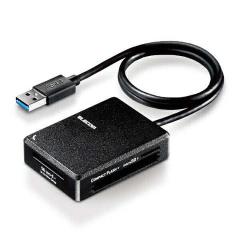 ELECOM Memory Reader Writer High Speed Software Compatible Type USB3.0 Compatible Black MR3-C402BK