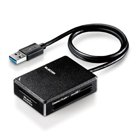 ELECOM Memory Reader Writer High Speed Software Compatible Type USB3.0 Compatible Black MR3-C402BK
