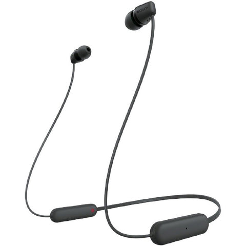 SONY Bluetooth earphones canal type black WI-C100 BZ [splash-proof & neckband/Bluetooth]