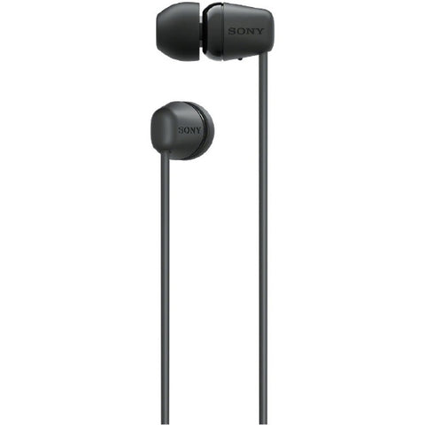 ソニー ブルートゥースイヤホン カナル型 ブラック WI-C100 BZ [ネックバンド /Bluetooth対応]