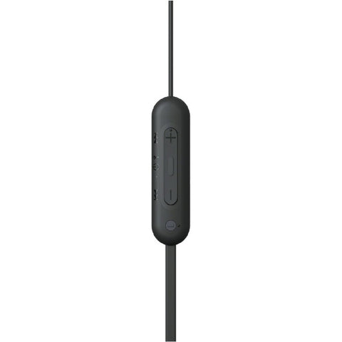 ソニー ブルートゥースイヤホン カナル型 ブラック WI-C100 BZ [ネックバンド /Bluetooth対応]