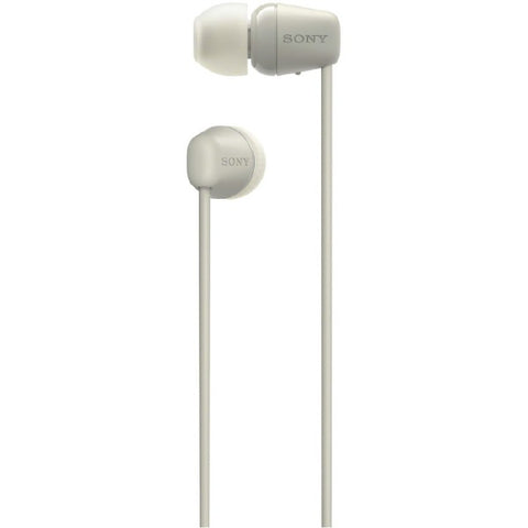 SONY 蓝牙耳机 入耳式 米色 WI-C100 CZ [防溅&颈带/蓝牙]