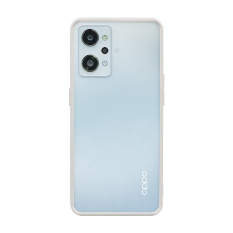 OPPO Reno7A Shockproof Hybrid Case Light Gray