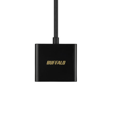 バッファロー BSCR110U3CBK USB3.2Gen1Type-C カードリーダー SD/microSDﾌﾞﾗｯｸ ブラック