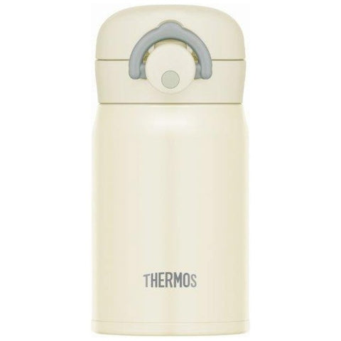 THERMOS 膳魔師 真空隔熱移動馬克杯家用馬克杯 [250ml 一鍵式] 自然白 JOP-250-NW