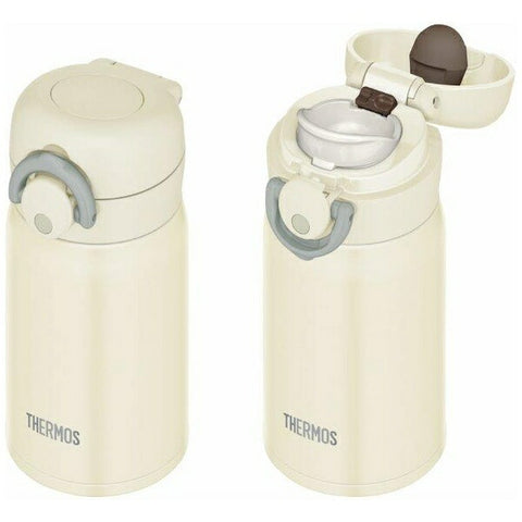 THERMOS Vacuum Insulated Mobile Mug Home Mug [250ml One Touch] Natural White JOP-250-NW