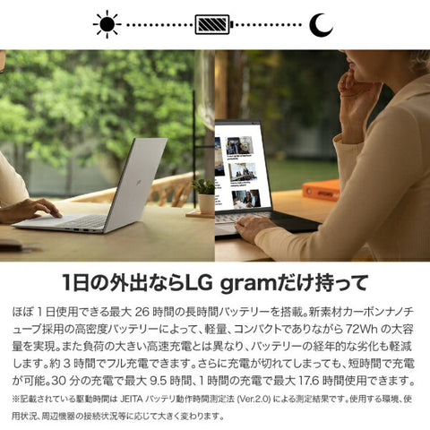 LG Laptop gram Snow White 14Z90Q-KR54J1 [14.0 type /Windows11 Home /intel Core i5 /Memory: 8GB /SSD: 512GB /Office Home and Business /Summer 2022 model]