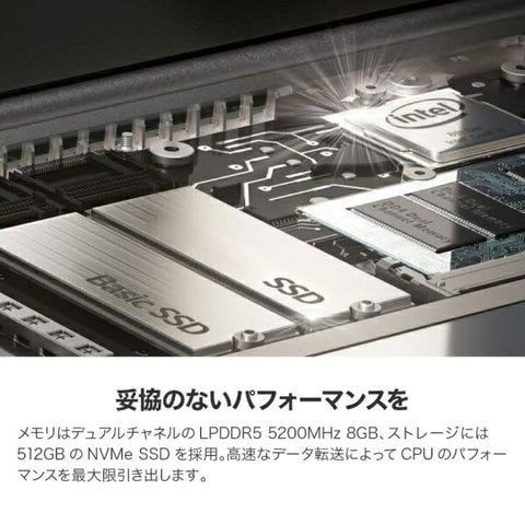 エルジー ノートパソコン gram スノーホワイト 14Z90Q-KR54J1 [14.0型 /Windows11 Home /intel Core i5 /メモリ：8GB /SSD：512GB /Office Home and Business /2022年夏モデル]