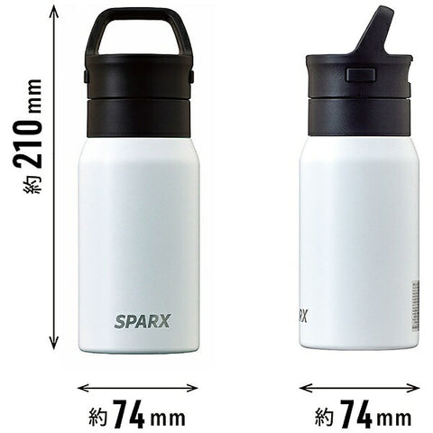 ATLUS Vacuum Insulated Carbonated Bottle [370ml] SPARX ASO-370WH [Carbonated Compatible] SPARX ASO-370WH