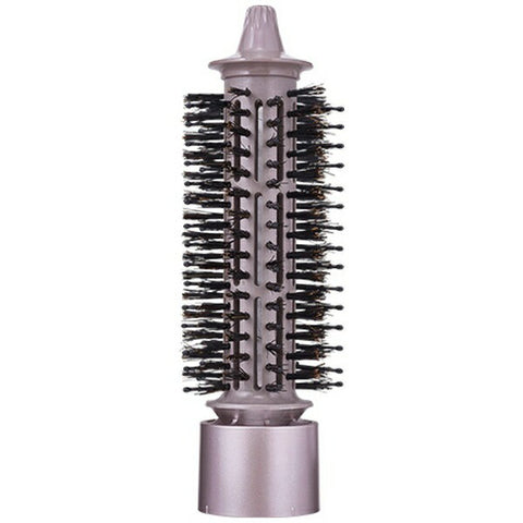 TESCOM Negative Ion Curl Dryer [Natural Camellia Oil Blended Pig Hair Blow Brush/Roll Brush Included] Bronze TC530A-N