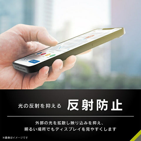 Trinity iPhone 14 6.1インチ フルカバー 画面保護 ゴリラガラス 反射防止 TR-IP22M2-GL-GOAG
