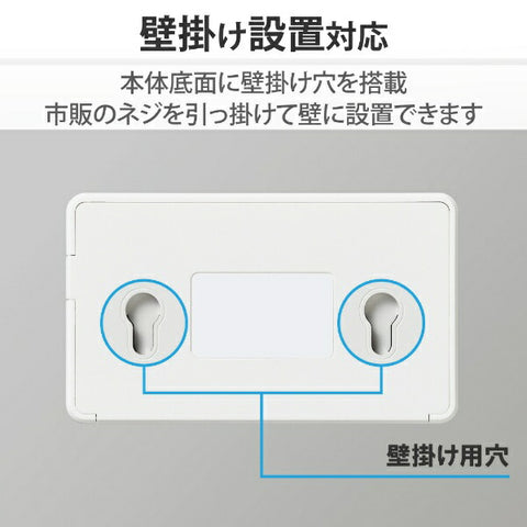 Elecom Switching Hub [5-PORT/1GIGA兼容/AC适配器]塑料外壳白色EHC-G05PA2-W
