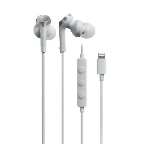 audio-technica イヤホン カナル型 ホワイト ATH-CKS330Li WH [ライトニング端子]