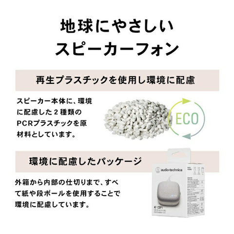 Audio-technica 铁三角 AT-CSP1 扬声器 USB-C/USB-A 连接 [USB 电源]