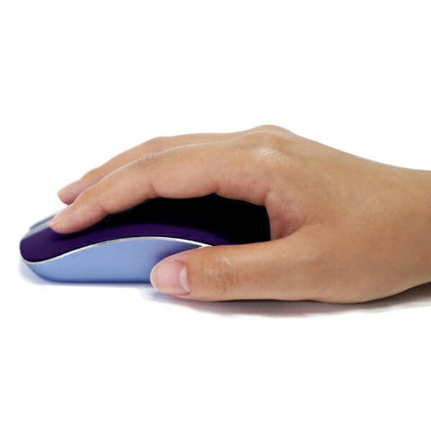 ハッシュタグ マウス (Chrome/Android/Mac/Windows11対応) バイオレット HT-MOUWA1V [BlueLED /無線(ワイヤレス) /3ボタン /USB]