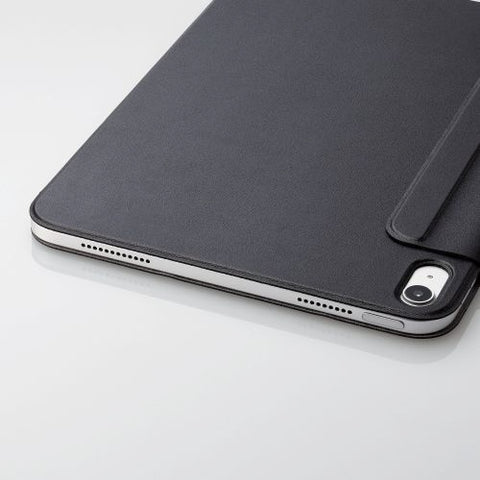 エレコム 10.9インチ iPad（第10世代）用 超薄型 抗菌ソフトレザー マグネット装着 スリープ対応 ブラック TB-A22RWVPFBK