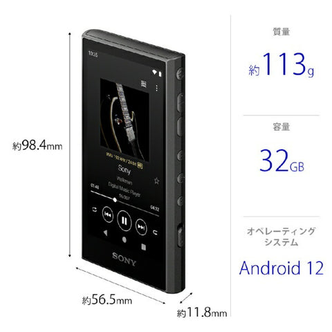 Sony Walkman Walkman 2023模型黑色NW-A306 BC