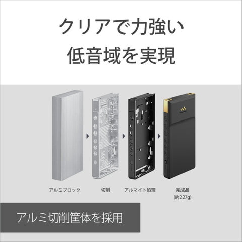 Sony Walkman Walkman 2023 모델 Black NW-ZX707 C [고해상도 호환 / 64GB]