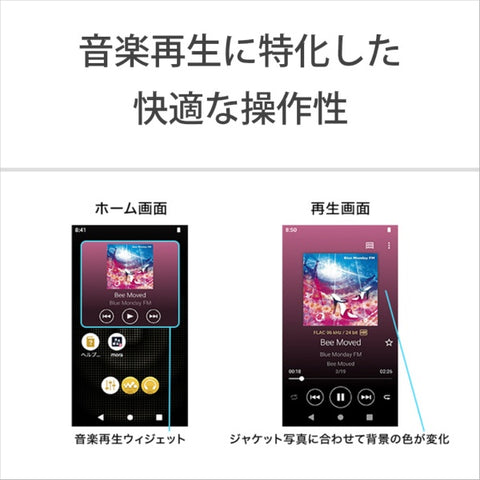 索尼随身听 WALKMAN 2023 型号 蓝色 NW-A306 LC [高分辨率兼容/32GB]