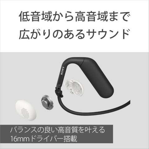 SONY 藍牙耳機 耳掛式 Float Run 黑色 WI-OE610BQ [防潑水&頸部/藍牙]