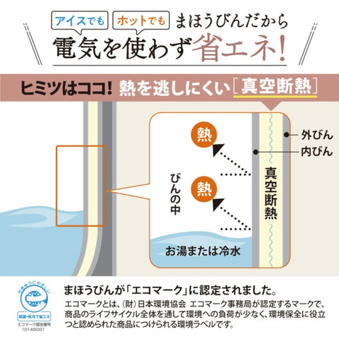 ZOJIRUSHI 像印玻璃 Mahobin Just Press 鍋霧面米色 AB-RC22