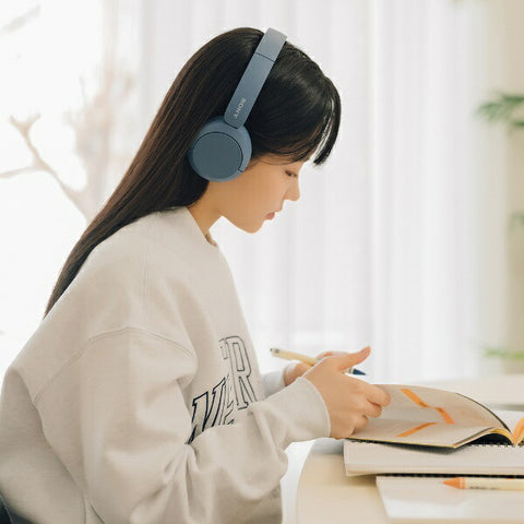 SONY 蓝牙耳机 蓝色 WH-CH520 LZ [蓝牙]
