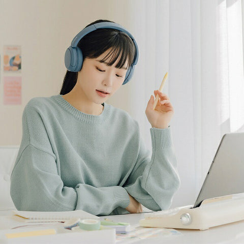 소니 SONY 블루투스 헤드폰 블루 WH-CH520 LZ [Bluetooth]