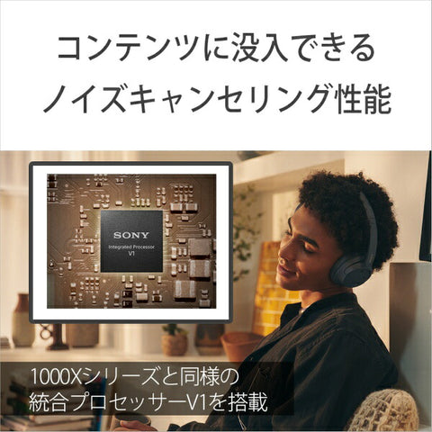 ソニー ブルートゥースヘッドホン ブルー WH-CH720N LC [ノイズキャンセリング対応 /Bluetooth対応]