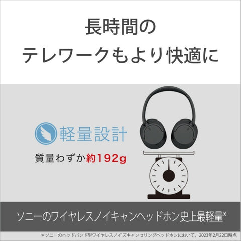 ソニー ブルートゥースヘッドホン ブルー WH-CH720N LC [ノイズキャンセリング対応 /Bluetooth対応]