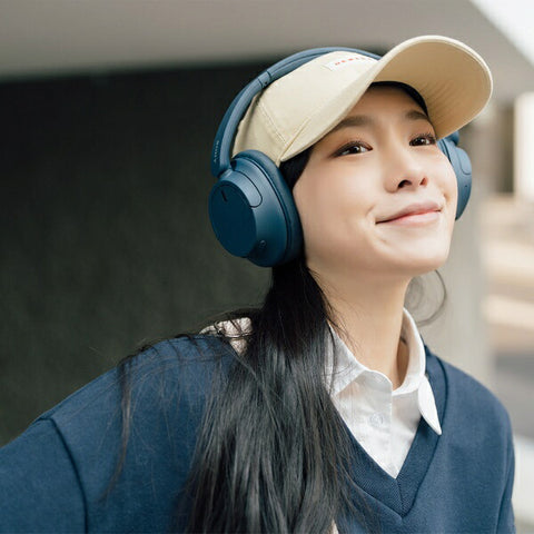 ソニー ブルートゥースヘッドホン ブルー WH-CH720N LC [ノイズキャンセリング対応 /Bluetooth対応]