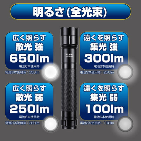 Elpa 手電筒 DOP-EP560 [防水]