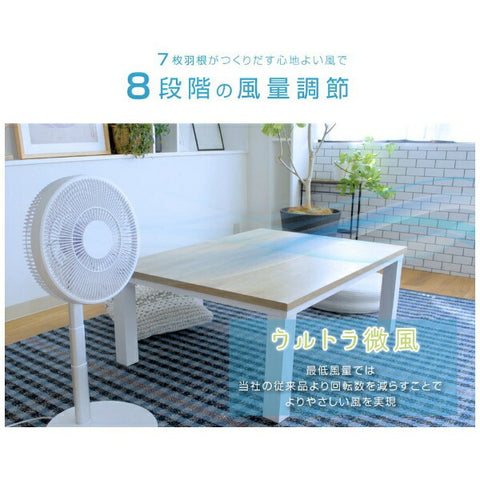 YUASA PRIMUS Compact Storage DC Living Fan White YT-D3493EFR (W)