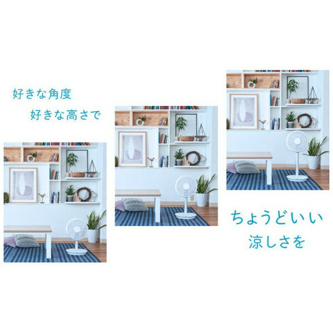 Yuasa Primus緊湊型儲物DC活風扇白色YT-D3493EFR（W）