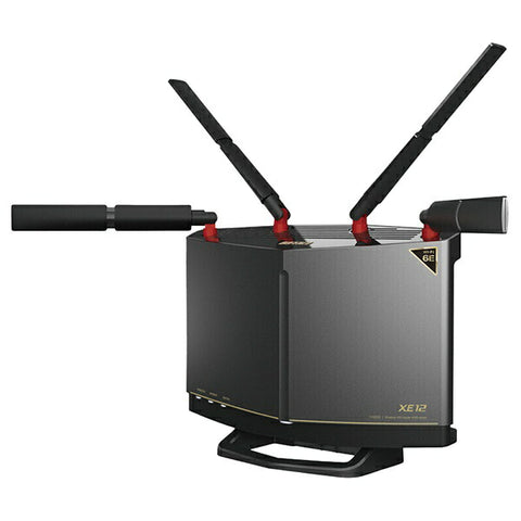 Buffalo Wi-Fi Router 4803+4803+1147Mbps AirStation Titanium Gray WXR-11000XE12 [Wi-Fi 6E(ax) /IPv6 Compatible]
