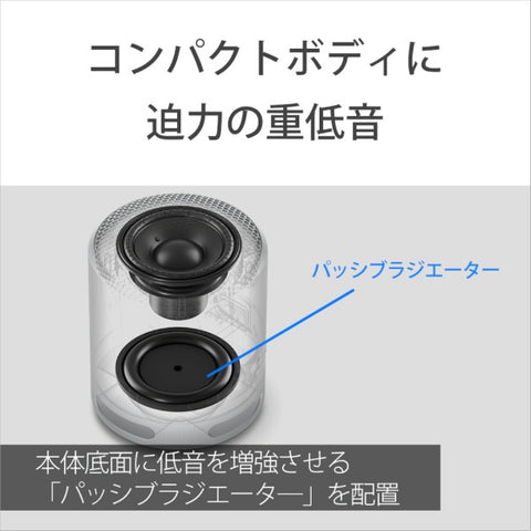 ソニー ブルートゥーススピーカー ブラック SRS-XB100 BC [防水 /Bluetooth対応]