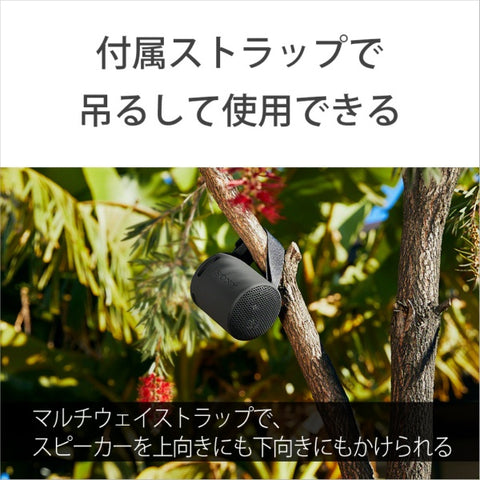 ソニー ブルートゥーススピーカー ブラック SRS-XB100 BC [防水 /Bluetooth対応]
