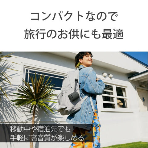 ソニー ブルートゥーススピーカー ブラック SRS-XB100 BC [防水 /Bluetooth対応]