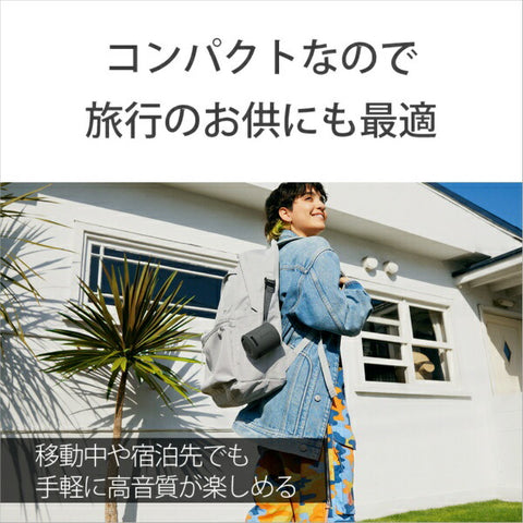 索尼藍牙揚聲器黑色SRS-XB100公元前