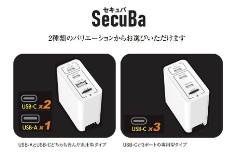 Logic SECUBA HiCharger Pro Type-C x 2 連接埠 Type-A x 1 連接埠 白色 LG-SECUBA-HCP65W2C1A [3 連接埠]