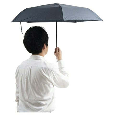 CONCISE 折り畳み傘 雨晴兼用 軽量ミニ UVカット Voyage d homme ネイビー MR003-02 [晴雨兼用傘 /50cm]