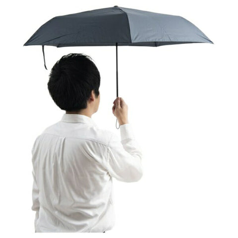 CONCISE Folding Umbrella for Rain and Sun Lightweight Mini UV Protection Voyage d homme Navy MR003-02 [Rain and Shine Umbrella/50cm]