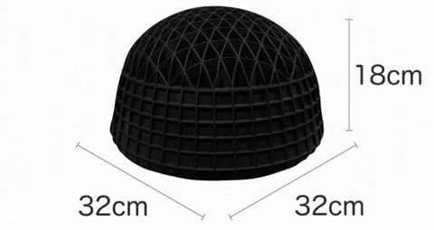 Taiyo 양이 필요없는 베개 - 매직 돔 블랙 HTMD-001-BL