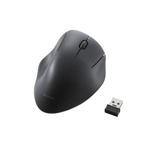 Elecom鼠標殼抗菌（與Chrome/Mac/Windows11兼容）黑色M-SH10DBSKBK [BLUELED/WIRELless/3按鈕/USB]
