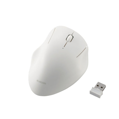 エレコム マウス SHELLPHA 抗菌(Chrome/Mac/Windows11対応) ホワイト M-SH10DBSKWH [BlueLED /無線(ワイヤレス) /3ボタン /USB]