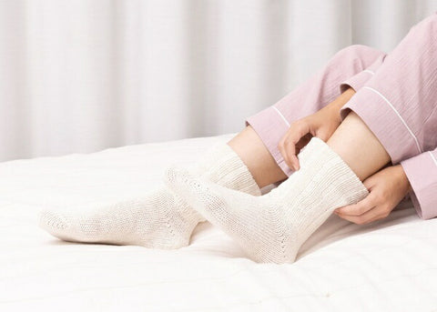 Sunayama Socks 保暖脚踝双层宽松睡眠袜