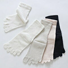 Sunayama Socks 程よい厚さで使いやすい５本指ソックスS ブラック