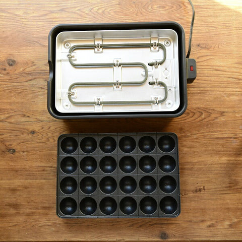 YAMAZEN NEOG-K024-B 極みのたこ焼き器 24穴 1200W YAMAZEN