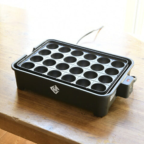 YAMAZEN NEOG-K024-B 極みのたこ焼き器 24穴 1200W YAMAZEN